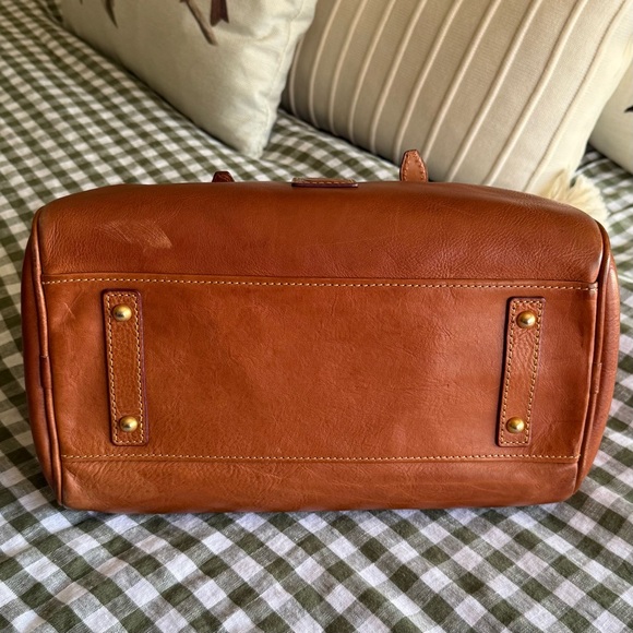 Dooney & Bourke Florentine Olivia Satchel in Natural π - Picture 7 of 12